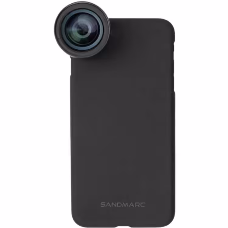 لنز موبایل سندمارک Sandmarc Wide-Angle Lens with clip & Case For Iphone 7/8/SE2