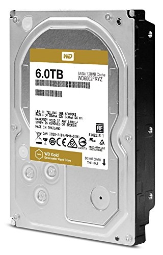 هارد اینترنال وسترن دیجیتال Gold ظرفیت 6 ترابایت
