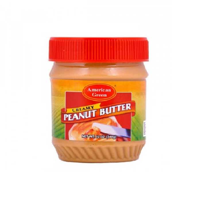 کره بادام زمینی آمریکن گرین قرمز 340 گرم