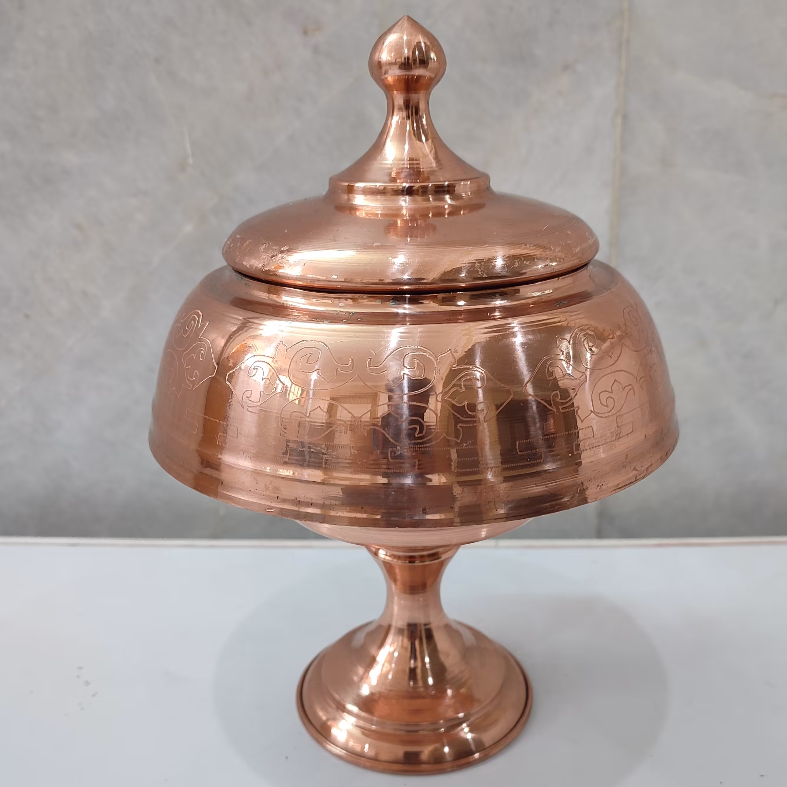 شکلات خوری سفینه ای بزرگ پایه دار نانو شده 