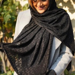 شال مخمل مجلسی منگوله دار