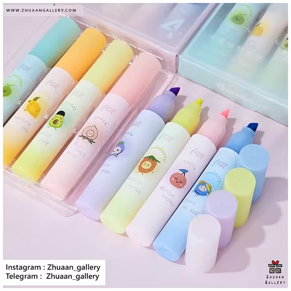 ماژیک هایلایتر Lovely Fruits معطر میوه ای