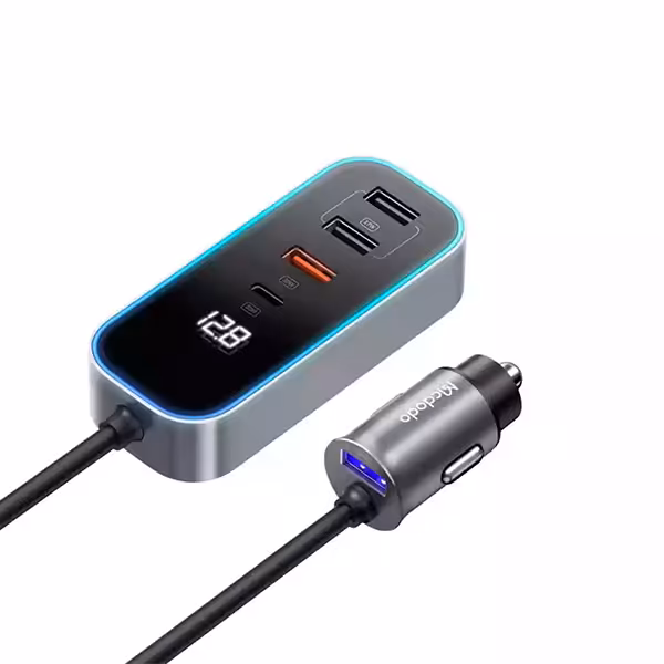 شارژر فندکی 5 پورت 107 وات مک دودو CC-1900