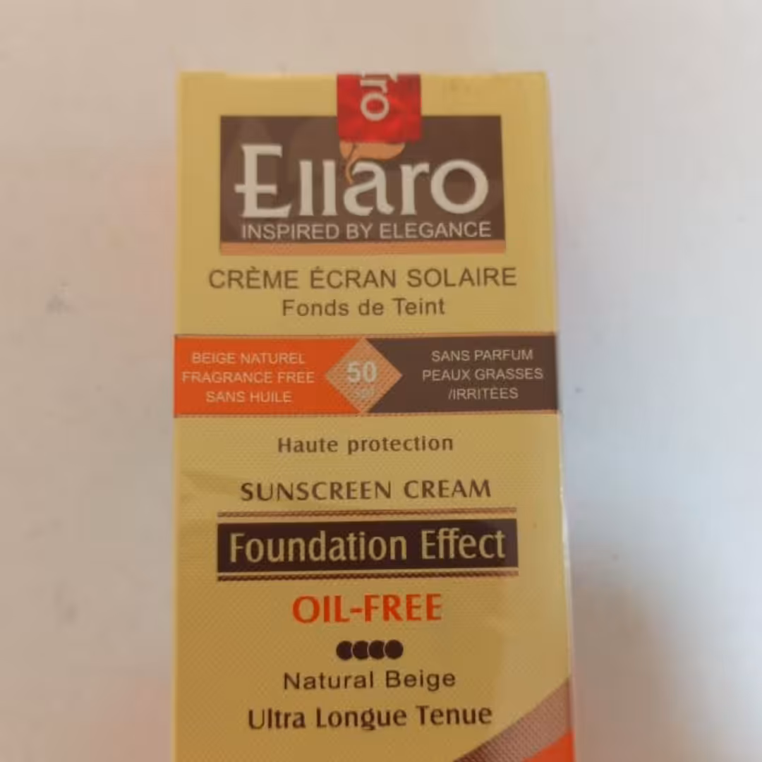 کرم ضد آفتاب الاروSPF50 نچرال بز و oil free لیبل دار