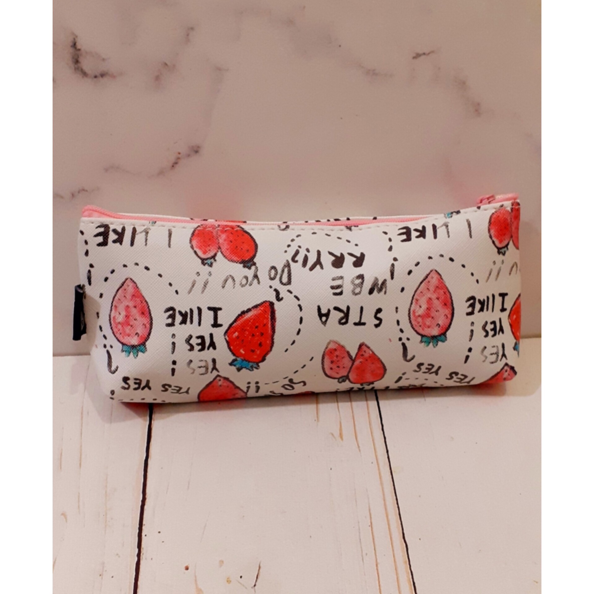 جامدادی مستطیلی فانتزی توت فرنگی