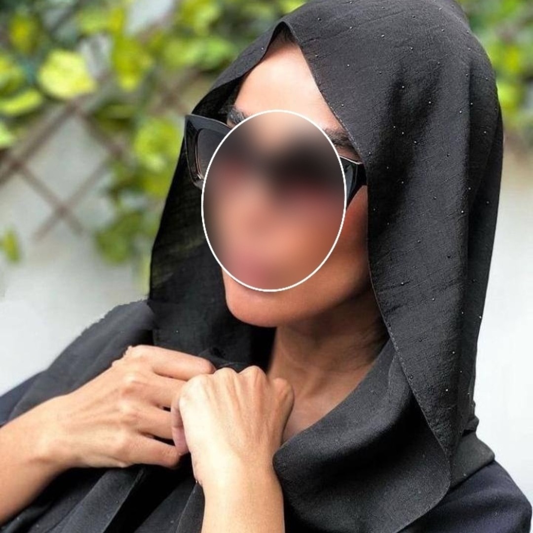 شال مجلسی نخی مشکی نگین دار مناسب و ویژه محرم و صفر