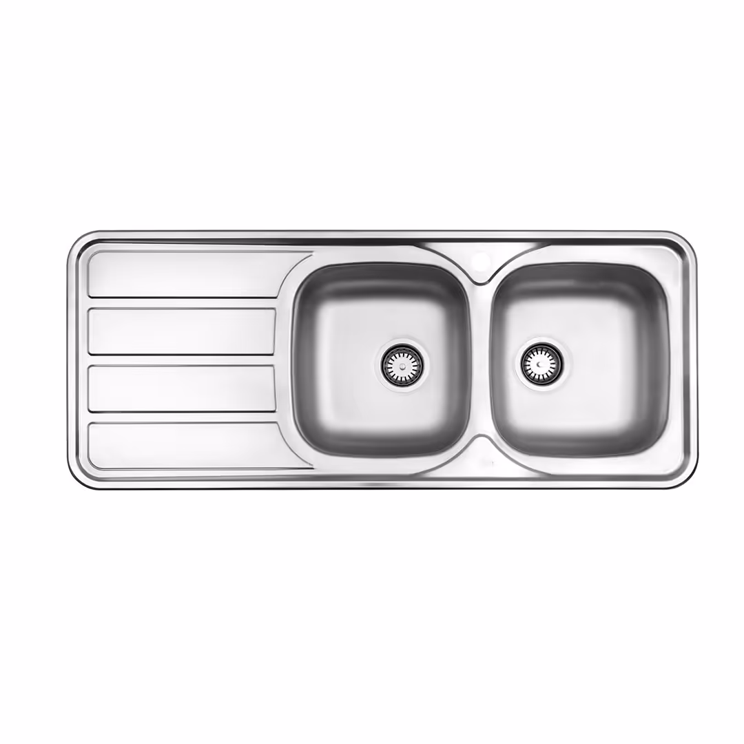 سینک ظرفشویی نیمه فانتزی استیل البرز مدل218 توکار 