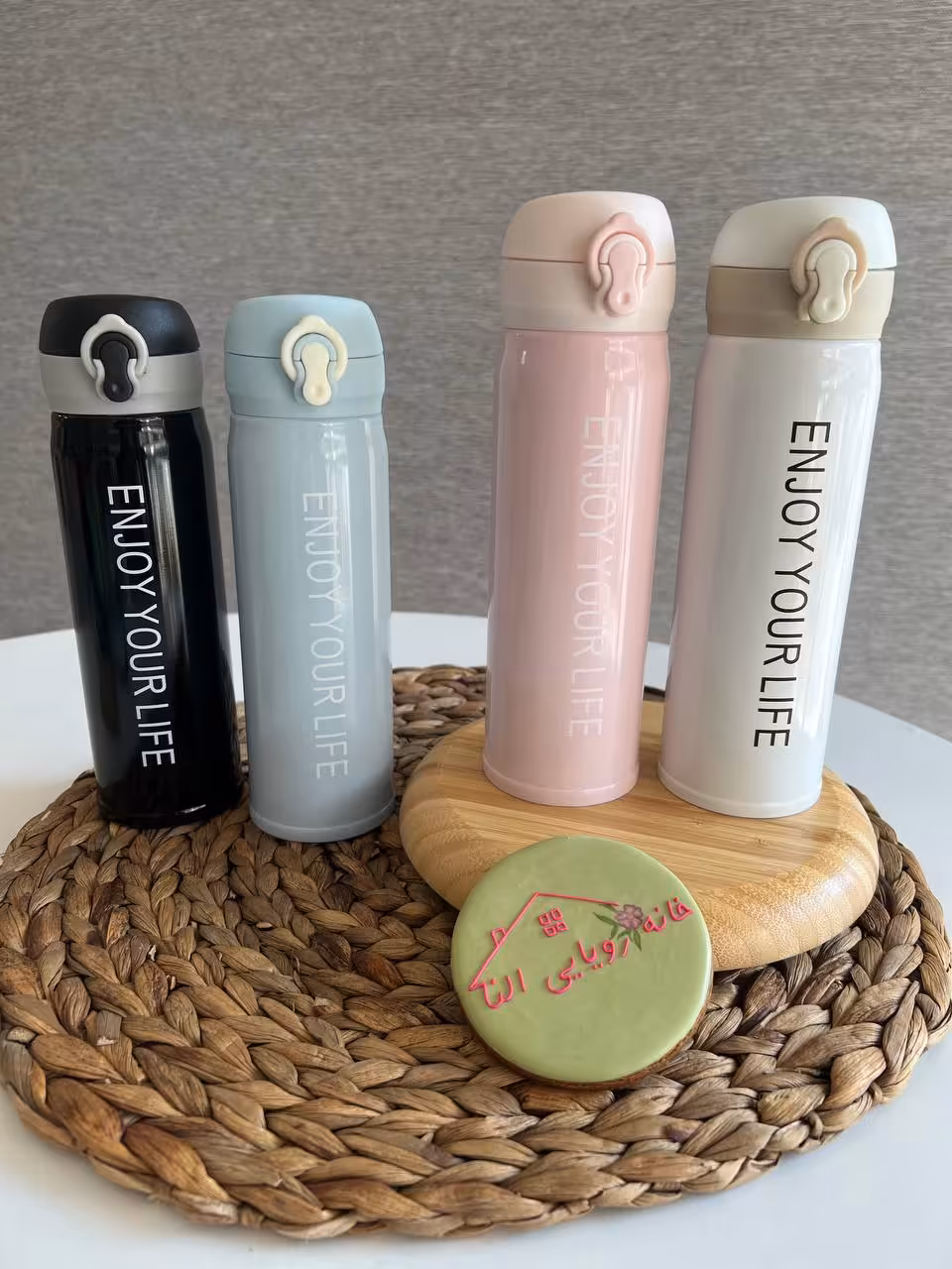 فلاسک رنگی ENJOY YOUR LIFE