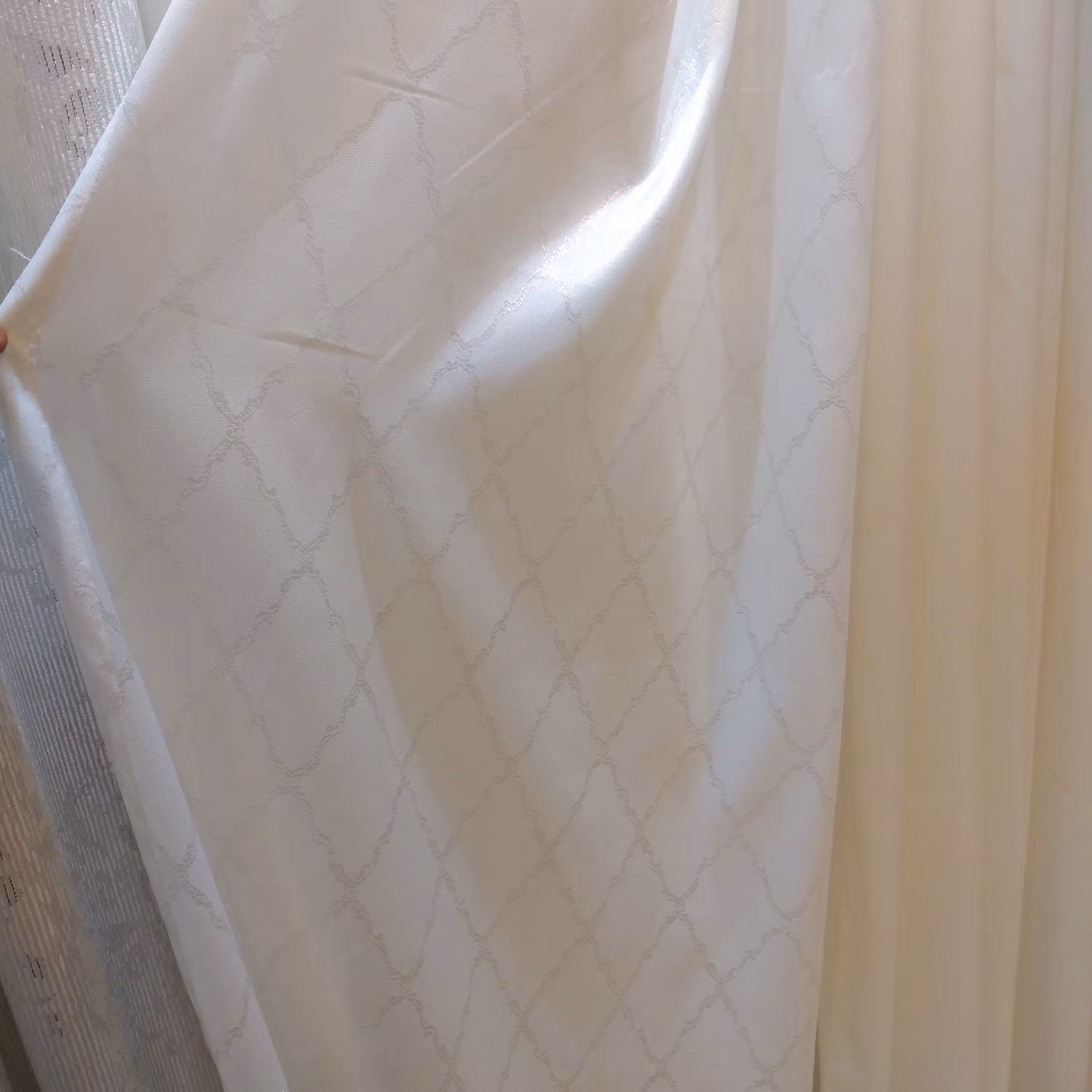 پرده کرپ محو 