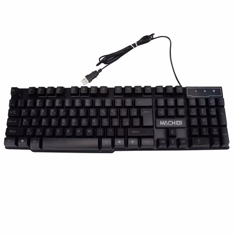 کیبورد گیمینگ RGB مچر مدل MR-304