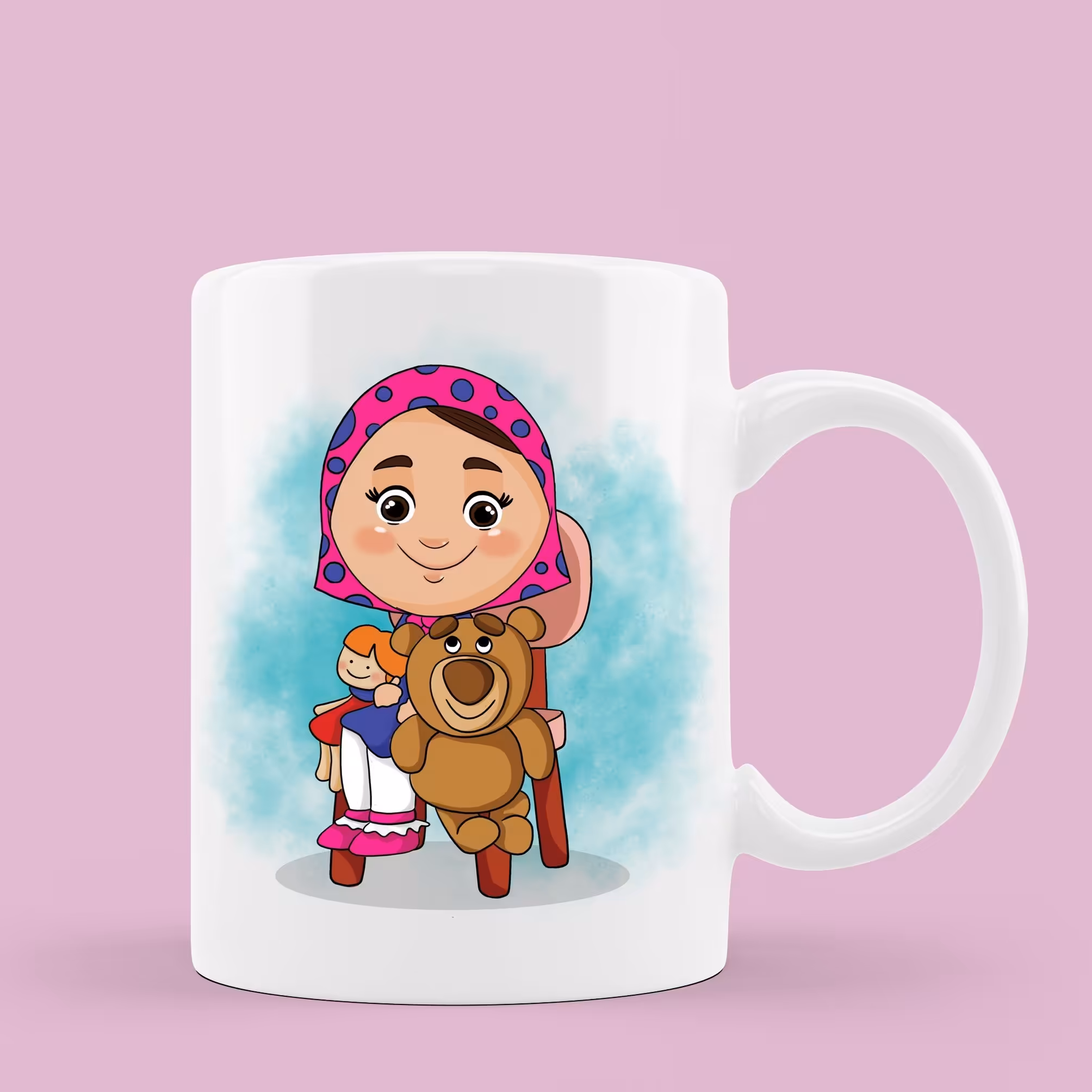 ماگ دخترونه عروسک