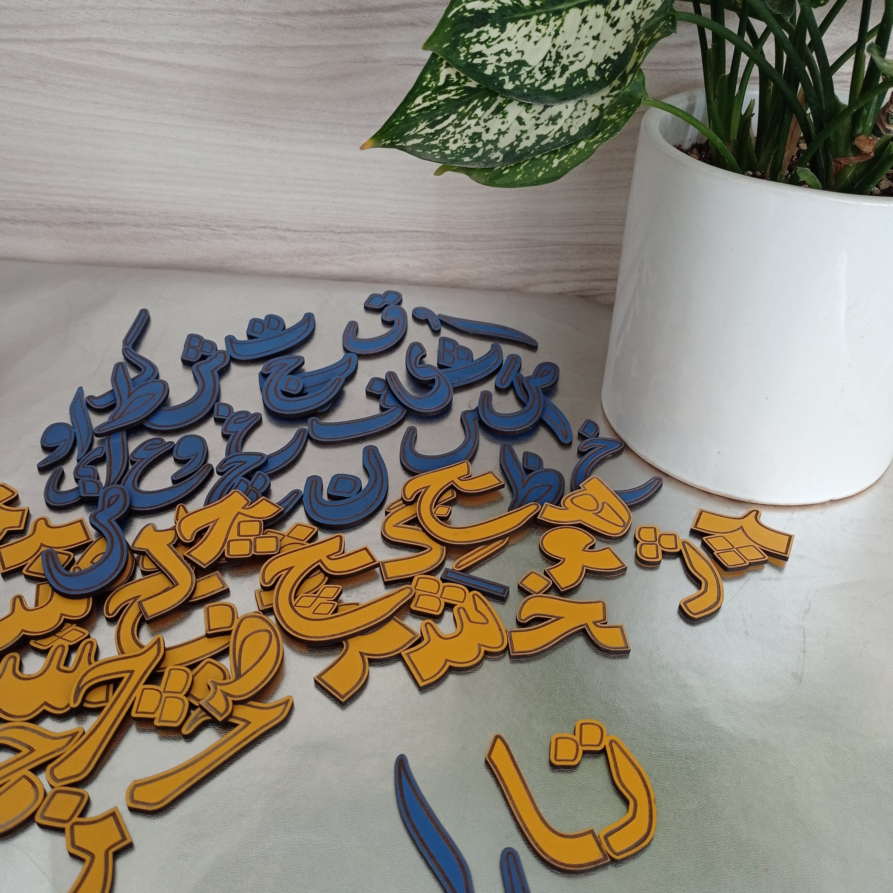 پک برش لیزری حروف کوچک و بزرگ الفبا