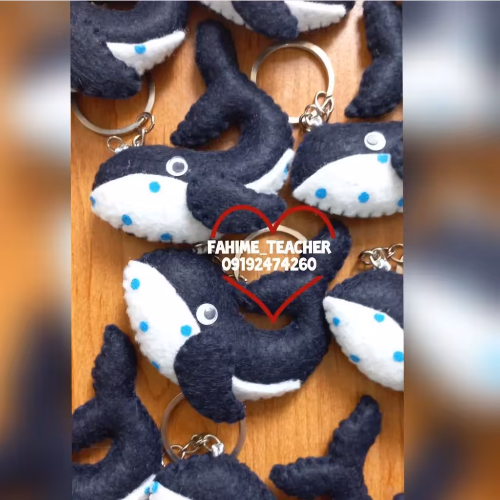 گیفت ویژه آموزش حرف الفبا هدیه جشن آشنایی با نشانه ن مثل نهنگ مدل جاسویچی