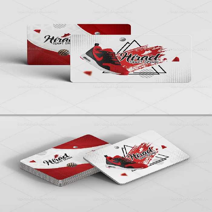 کارت ویزیت فروشگاه کفش | گرافیک با طعم تربچه