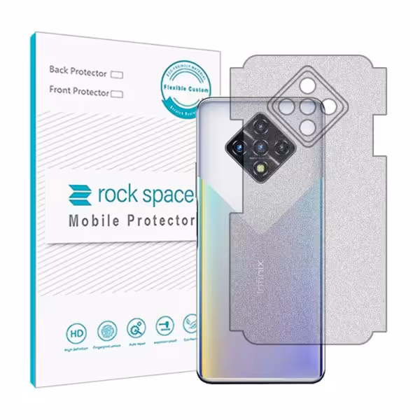 گلس محافظ پشت گوشی اینفینیکس Zero 8 مدل نانو هیدروژل مات برند راک اسپیس کد 20109M