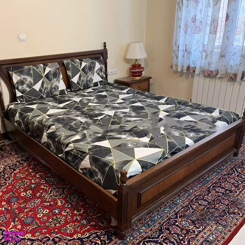 سرویس ملحفه کشدار مدل کندو 2 نفره 3 تکه کد 180