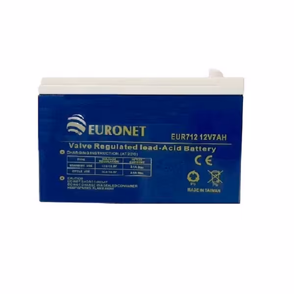 باتری 12 ولت 7 آمپر یورونت - فروشگاه اینترنتی طیف سنتر