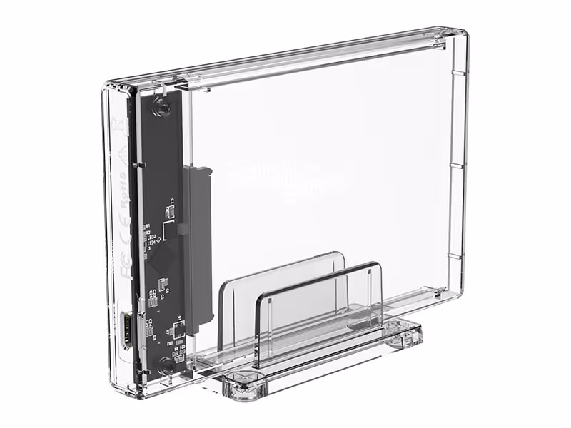 باکس هارد درایو 2٫5 اینچی اوریکو Orico 2159C3 2.5 inch Transparent 5Gbps Hard Drive Enclosure with Stand