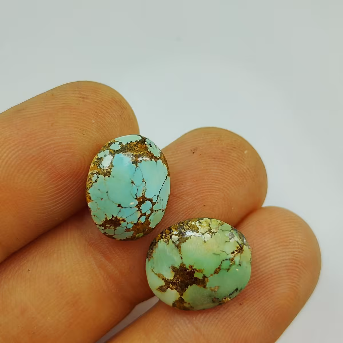 سنگ فیروزه ست نیشابور طبیعی کد 11734207