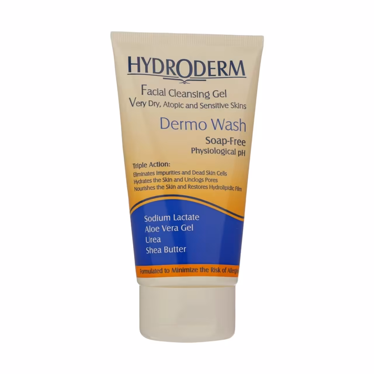ژل شست‌وشوی صورت غیر صابونی هیدرودرم، مناسب پوست‌های خیلی خشک حجم 150 ML