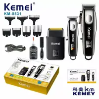 ست ماشین اصلاح 3 تایی دامادی کیمی KM-8531