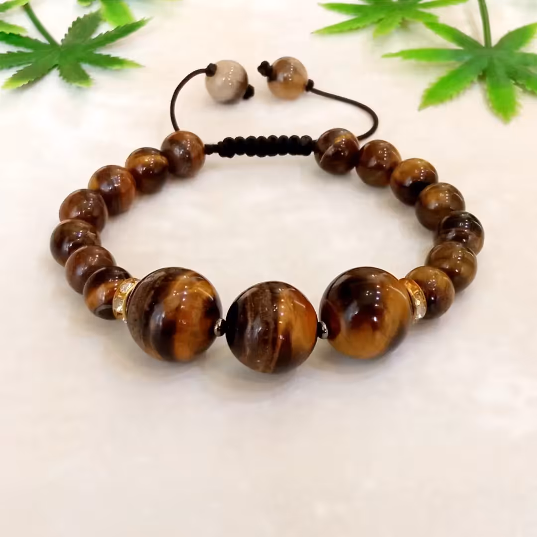 دستبند سنگ چشم ببر
