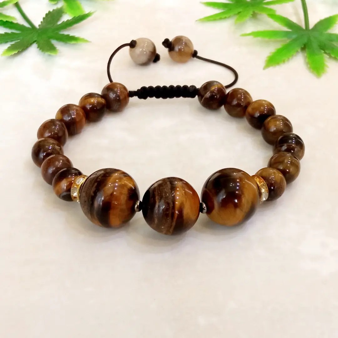 دستبند سنگ چشم ببر