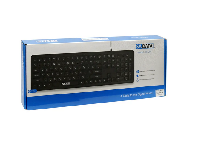 % کیبورد سیم دار سادیتا مدل SADATA SK301 کیبورد سیم دار سادیتا مدل SADATA SK301