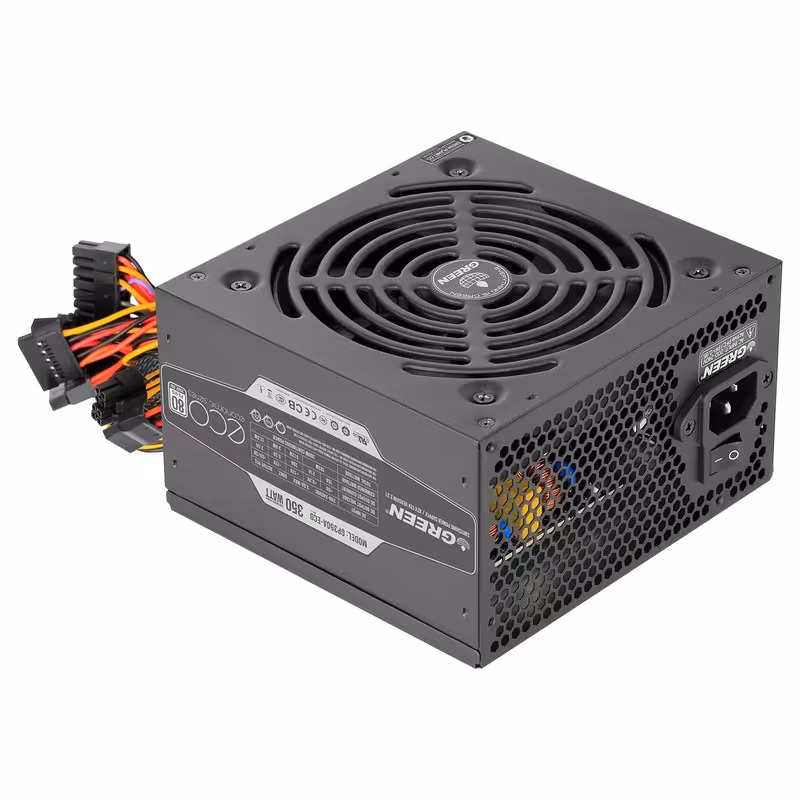 منبع تغذیه گرین مدل  Green Power Supply Unit GP350A-ECO Rev3.1