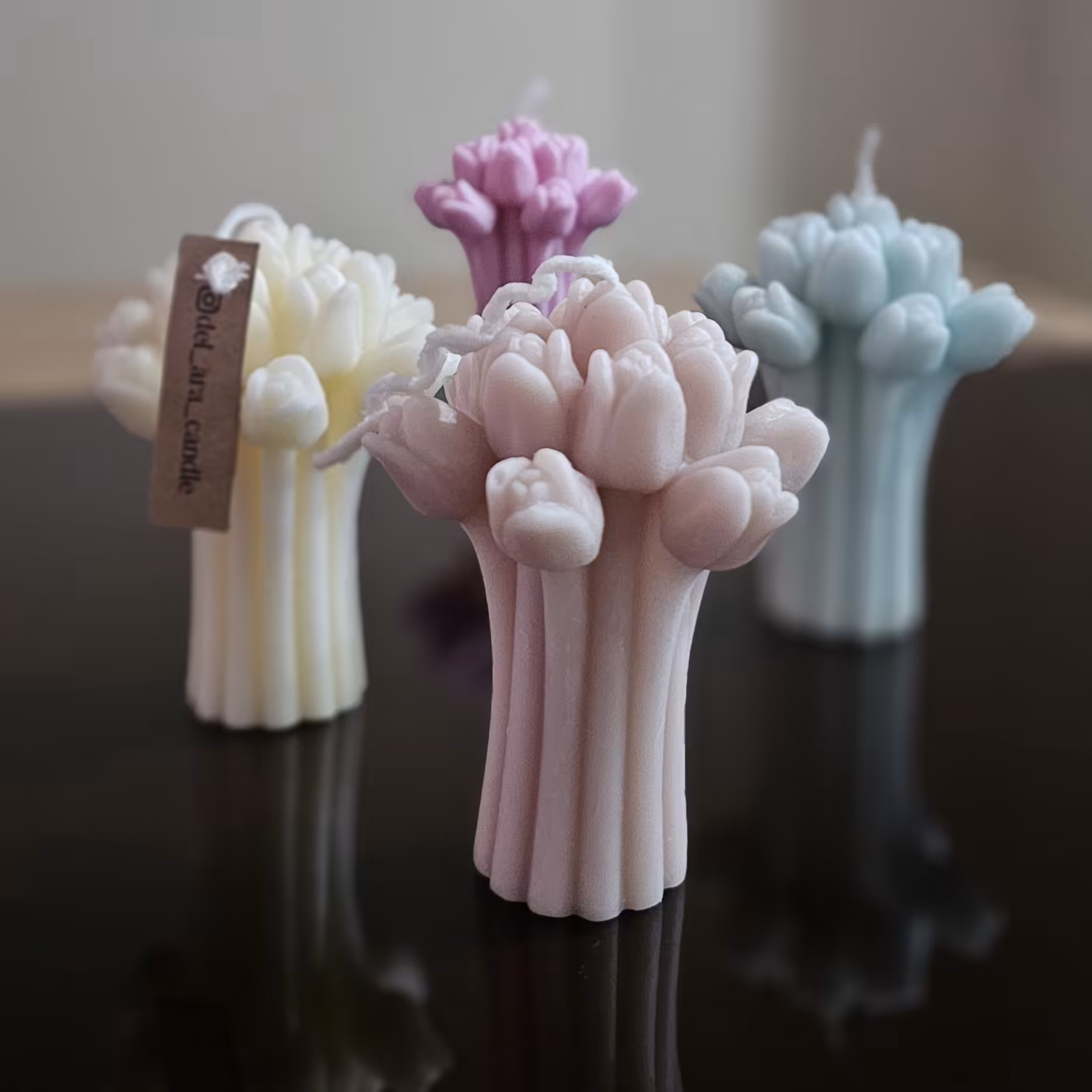 شمع دسته گل