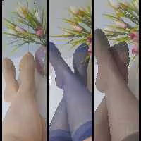 جوراب سه ربع دوجفتی پاریزین بدون کف الیاف خارجی در6 رنگ