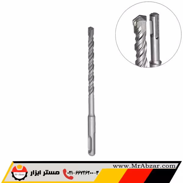 مته الماسه چهار شیار سایز 110×6 میلی متر