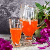 پارچ و لیوان بلوری ساخت چین شرکت مجستی مدل تولیپ بسته هفت عددی