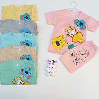 تیشرت وشلوارک دخترانه وپسرانه