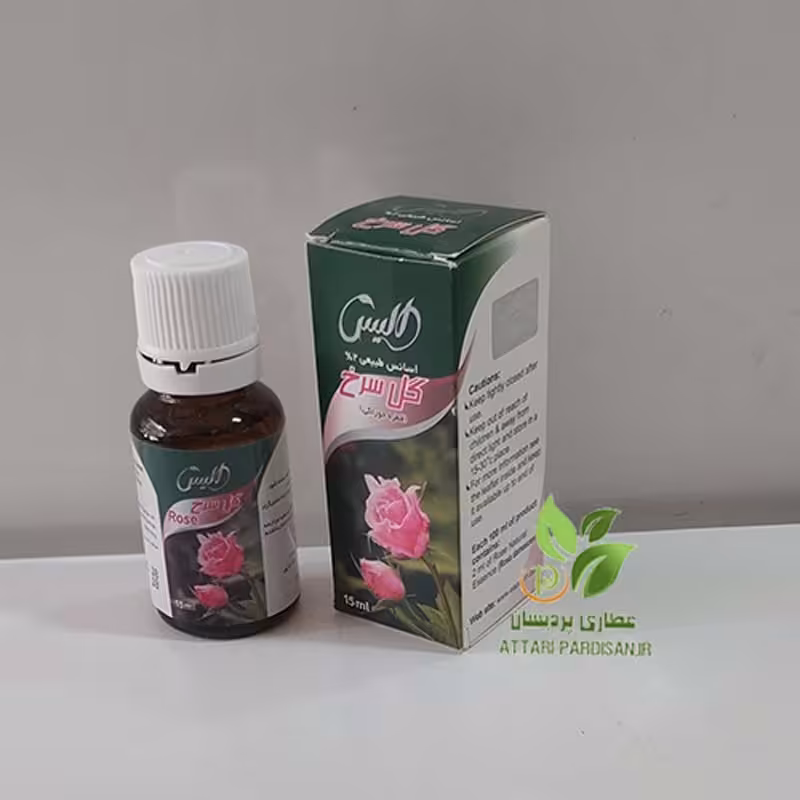 اسانس طبیعی خوراکی گل سرخ ( الیس)  عطاری پردیسان 