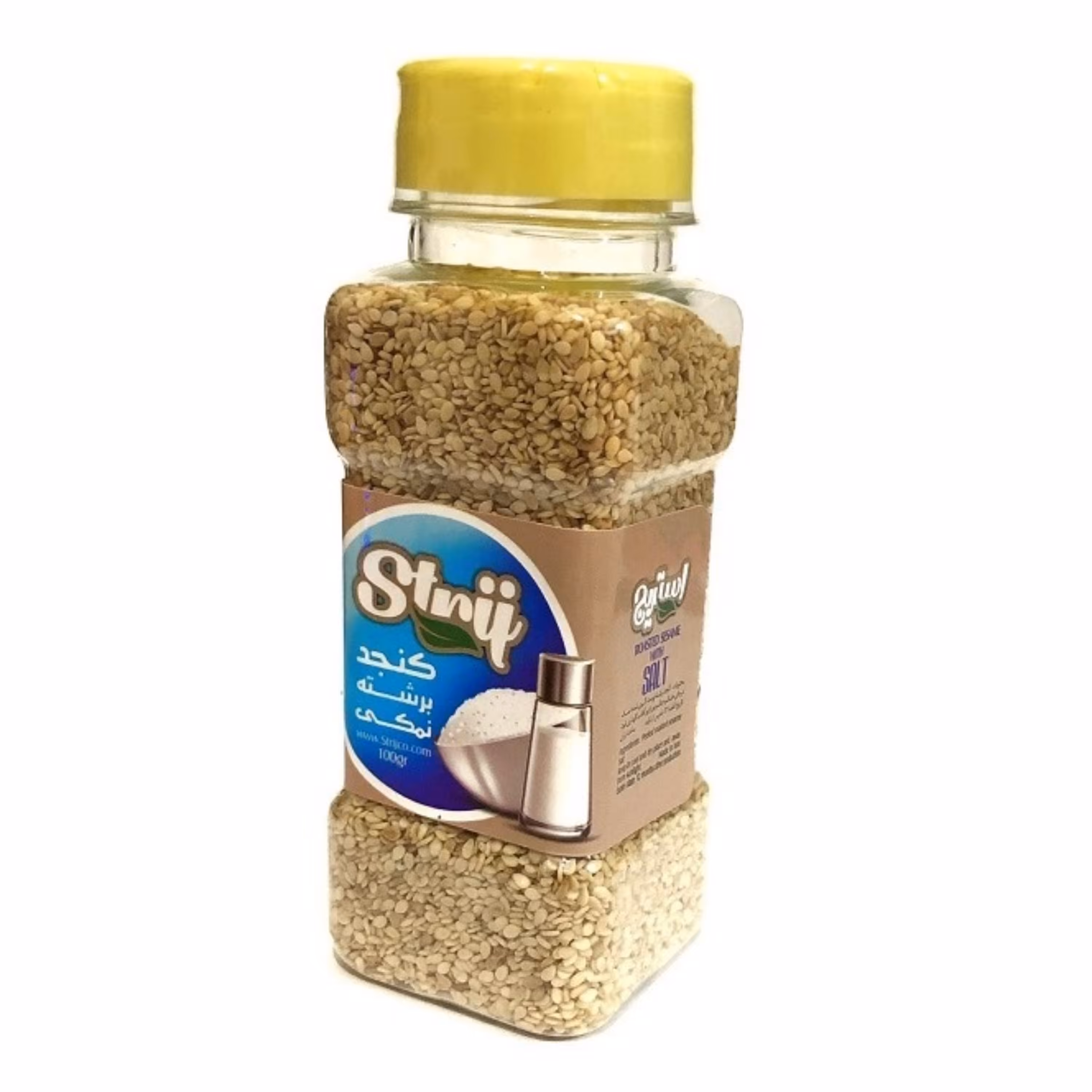 کنجد برشته نمکی استریج - وزن 100 گرم