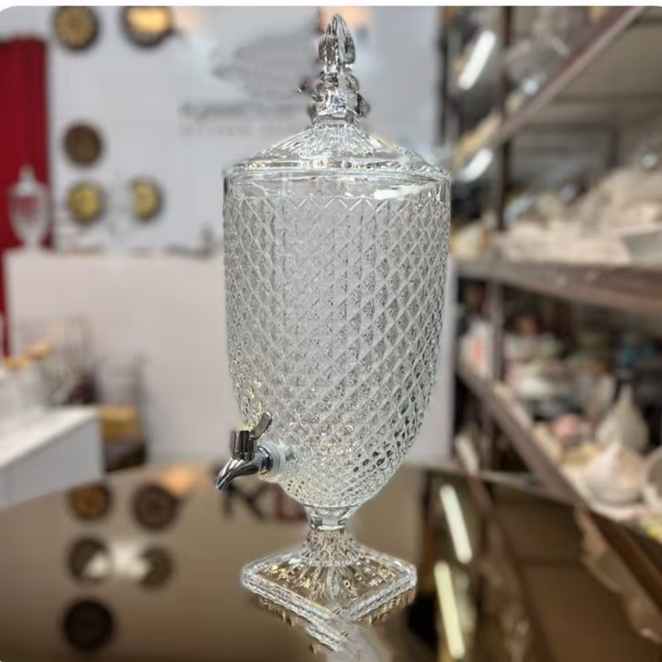 کلمن بلوری شیک  ظرفبت 5.5 لیتری