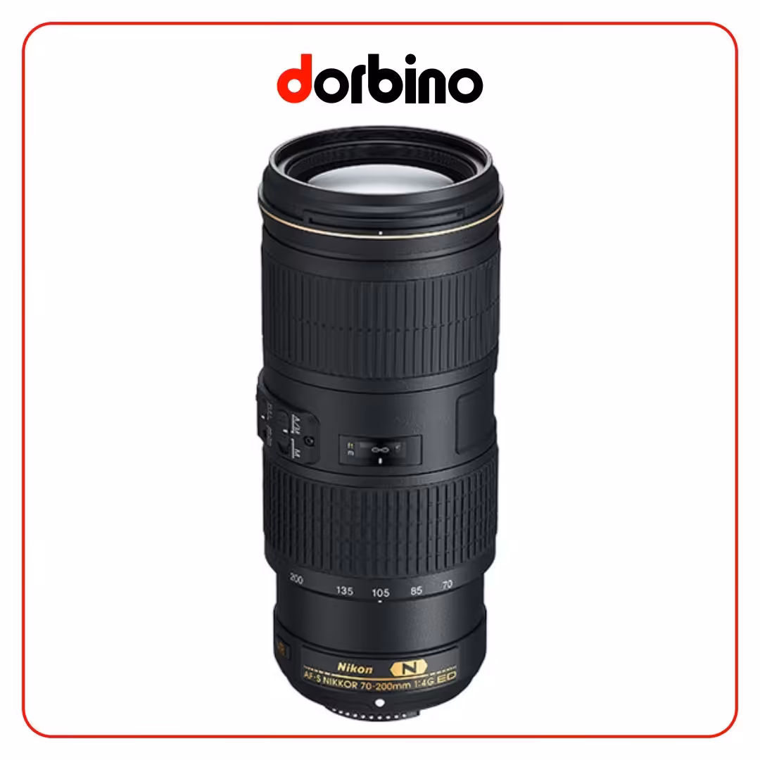 لنز نیکون Nikon AF-S NIKKOR 70-200mm f/4G ED VR Lens - فروشگاه دوربین دوربینو
