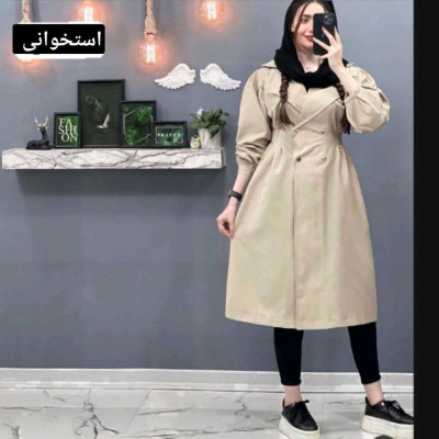 مانتو بافت میکرو عالی مدل پروانه پایبزه