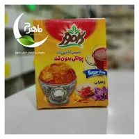 پولکی زعفرانی بدون قند و رژیمی کامور (150گرمی)