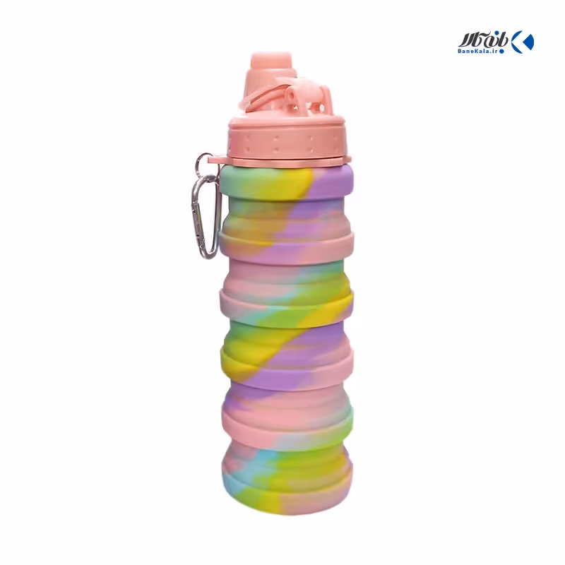 خرید و قیمت قمقمه مدل سیلیکونی تاشو گنجایش 500 میلی لیتر