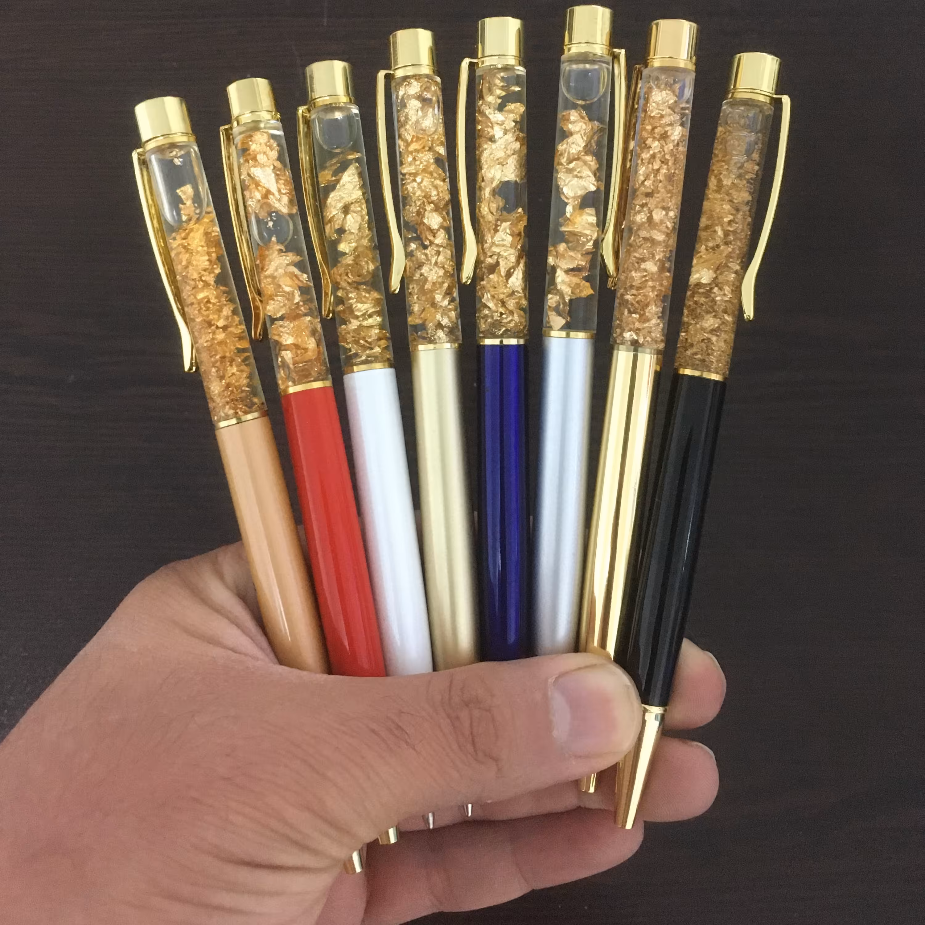 خودکار روکش طلا با جعبه  و شناسنامه اصالت کالا 