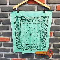 باندانا دستمال سر  کد A31 رنگ فیزوزه ای 