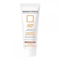 کرم ضد آفتاب رنگی SPF50 درماتیپیک مناسب پوست مختلط و چرب حجم 50 میل - رنگ بژ طلایی (151932)