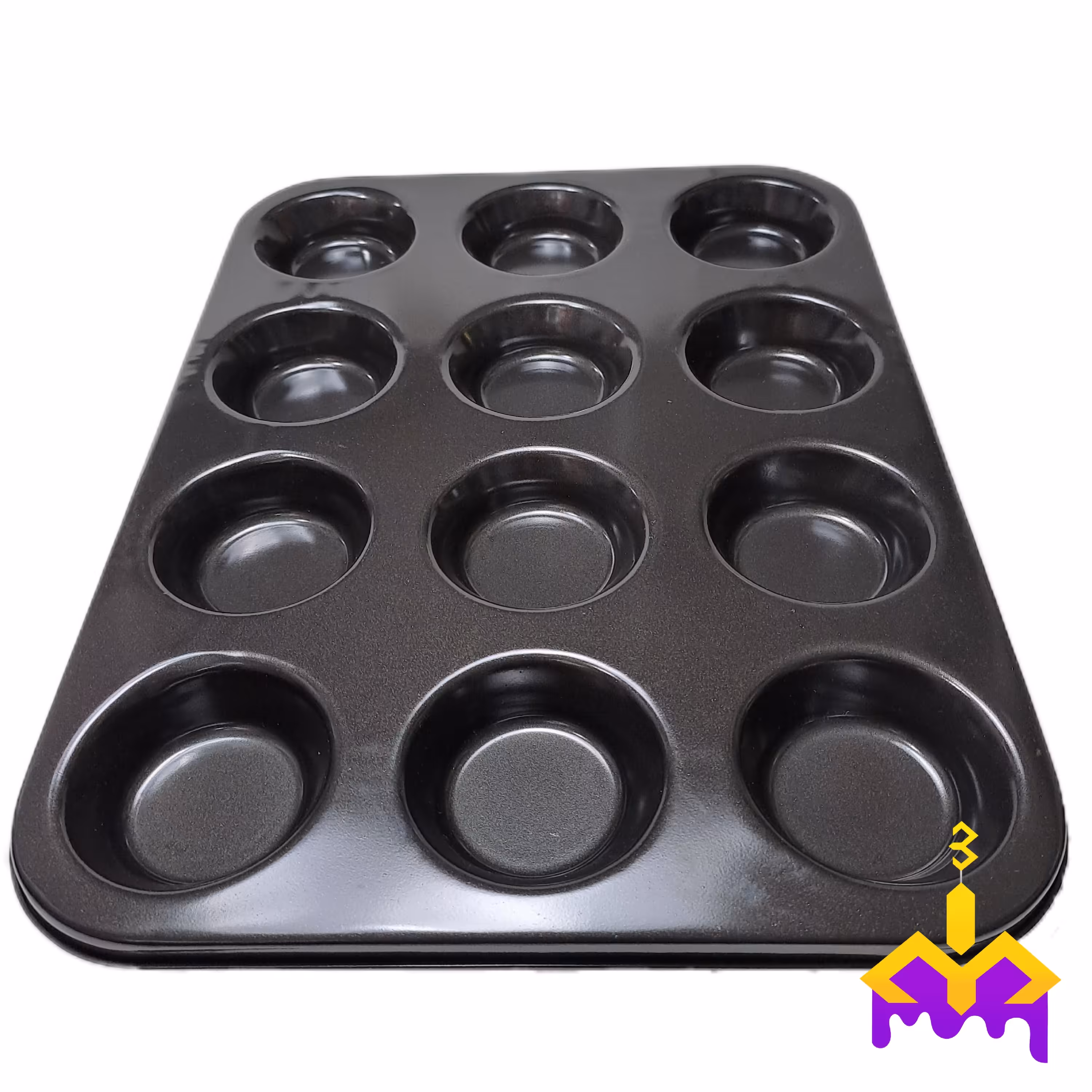 قالب مافین 12 خونه کیک یزدی جنس سنگین(درجه1)