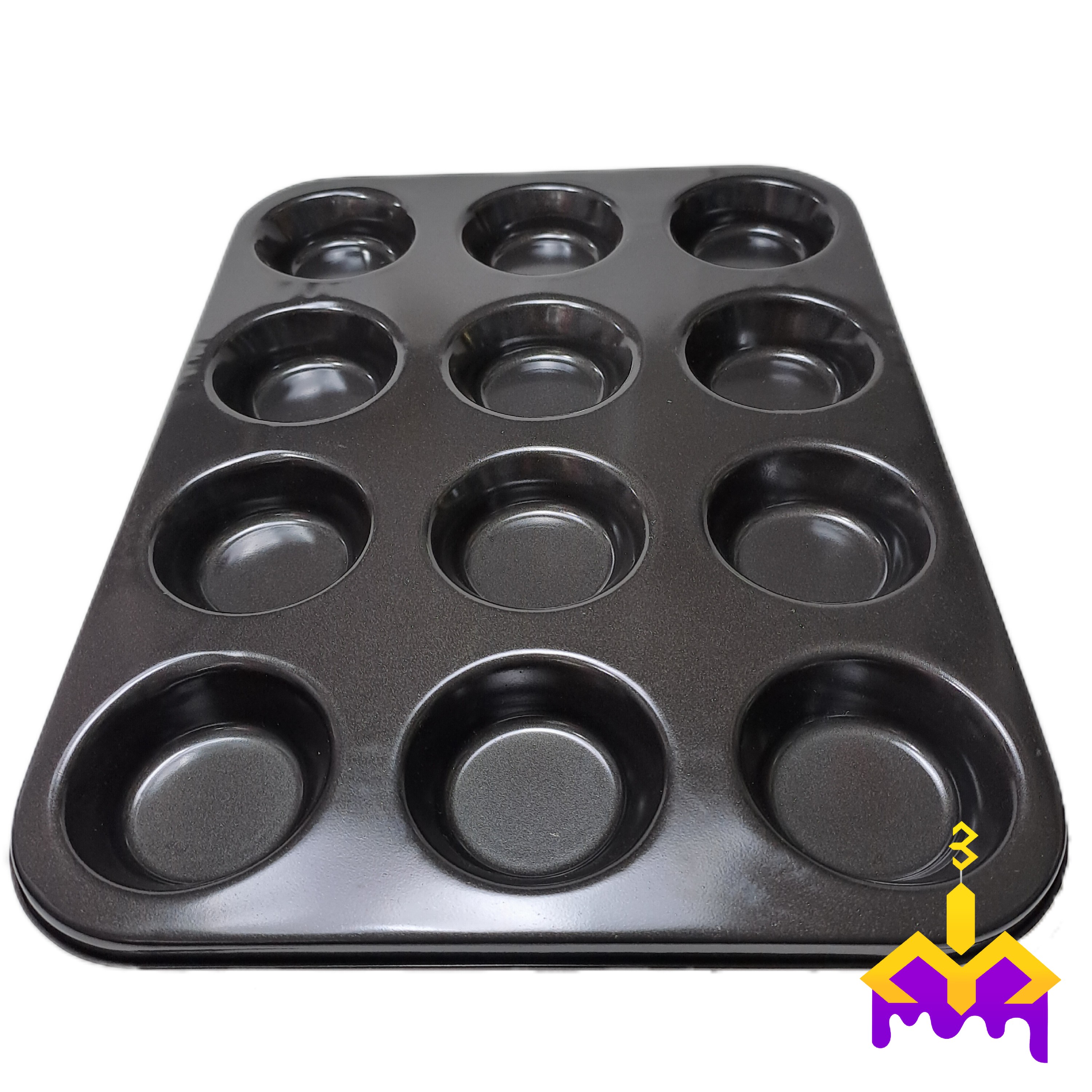 قالب مافین 12 خونه کیک یزدی جنس سنگین(درجه1)