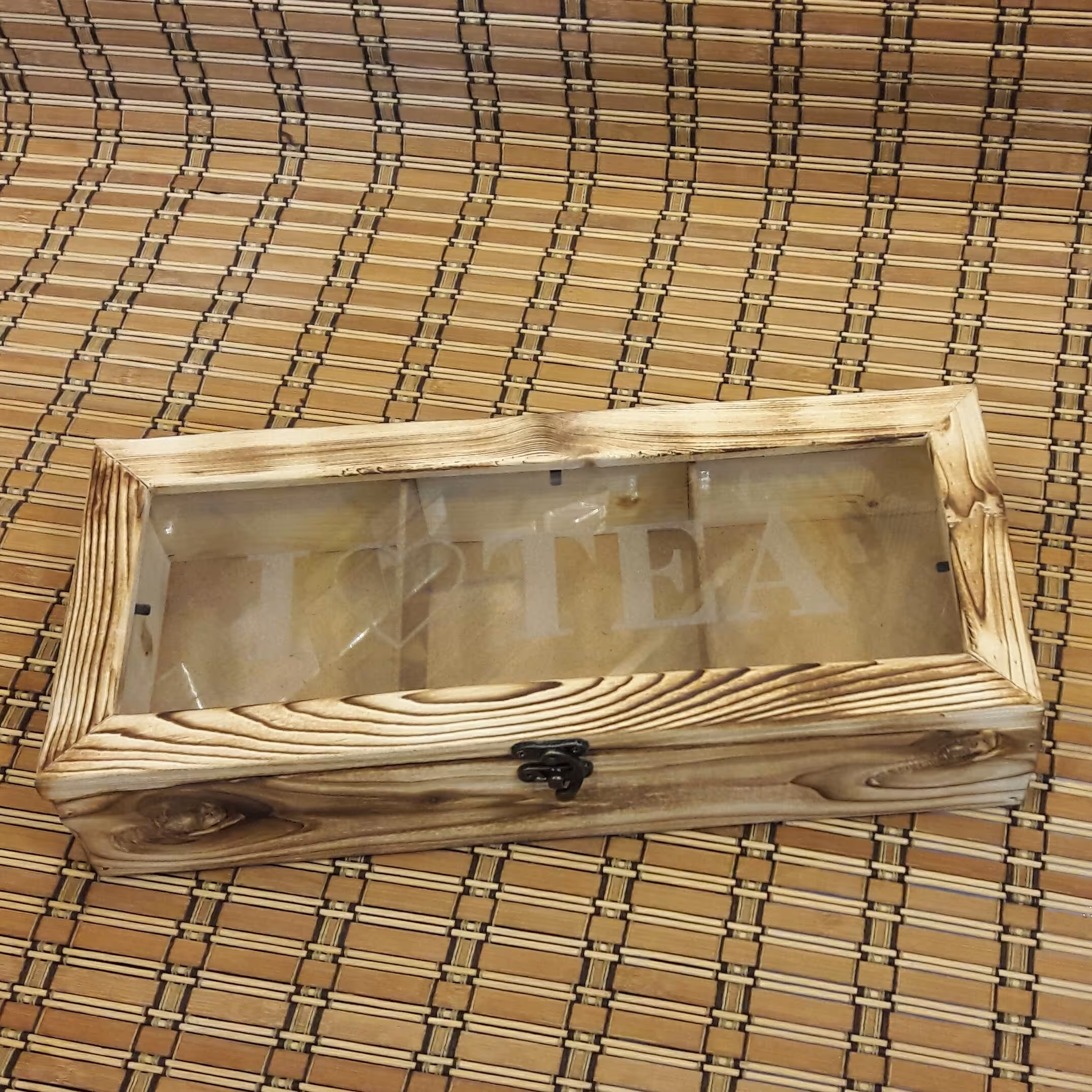 جعبه تی بگ کشیده سه خانه