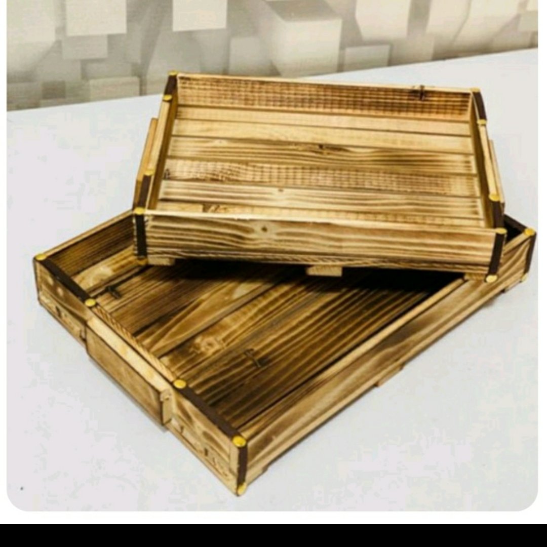 سینی چوبی جفتی