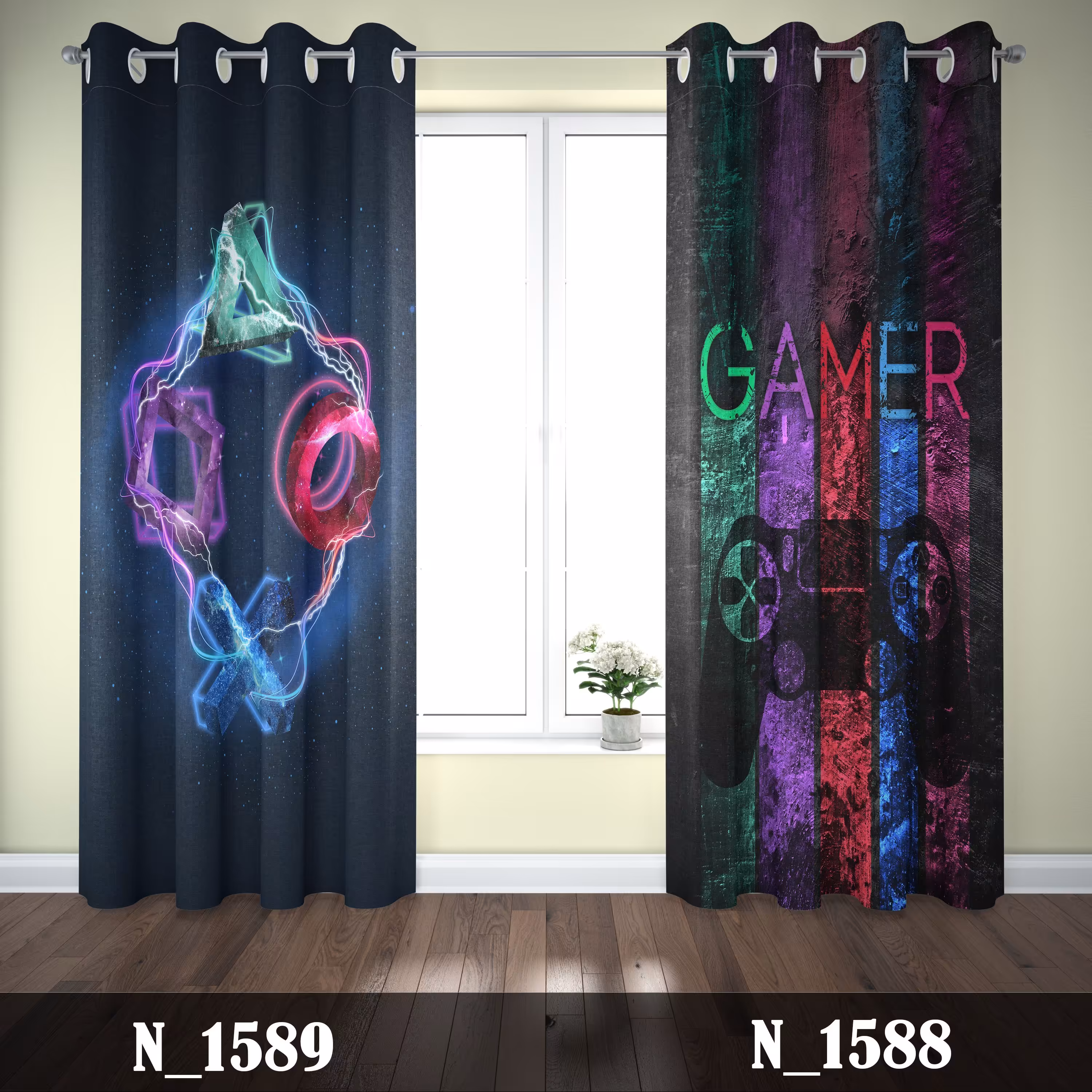 پرده جدید طرح گیم