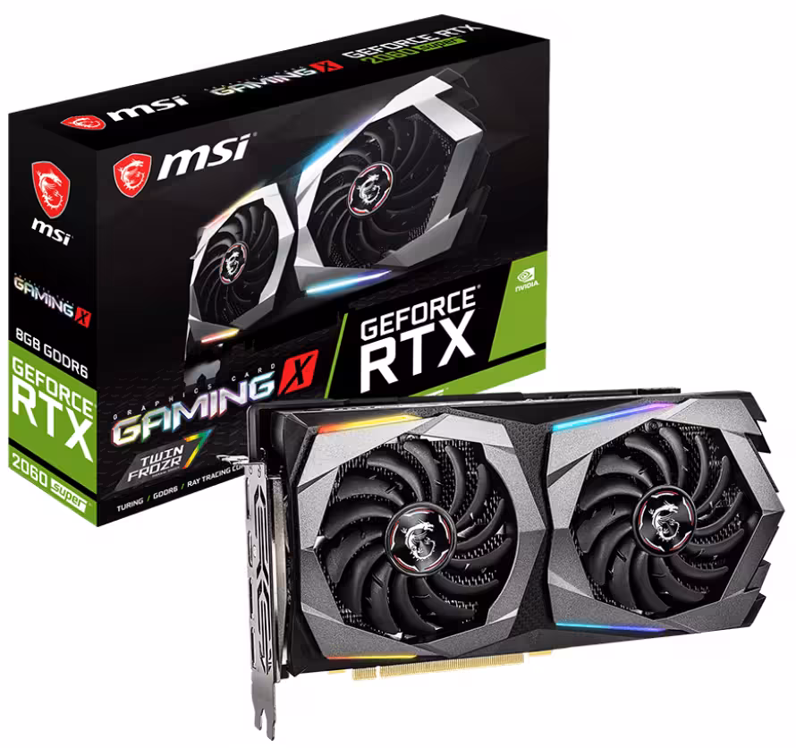 کارت گرافیک ام اس آی مدل GeForce RTX 2060 SUPER GAMING X با حافظه 8 گیگابایت